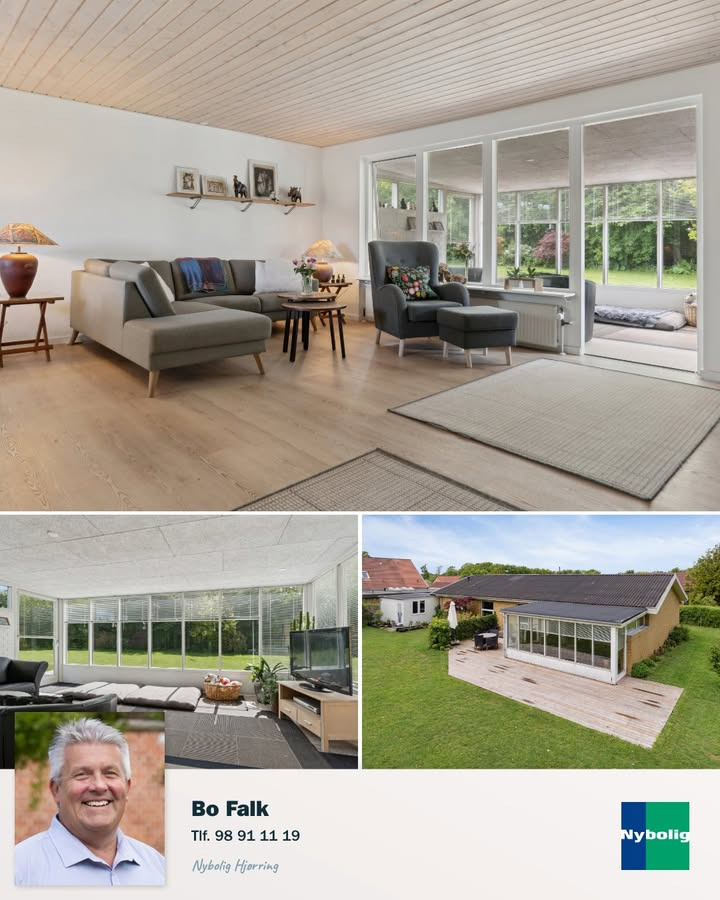 Nybolig Hjørring v/Morten Hove tilbyder indflytningsklar villa på Valmuevej i Vrå