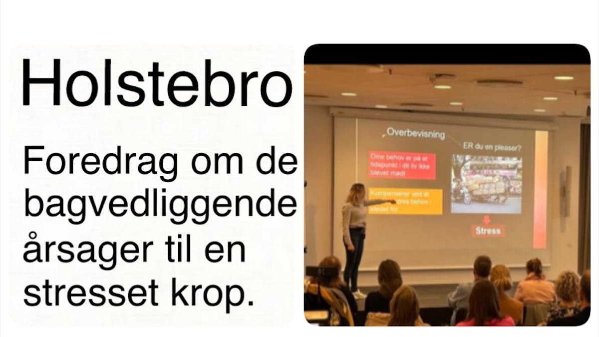 Foredrag om traumer, tankemylder og stress i Holstebro