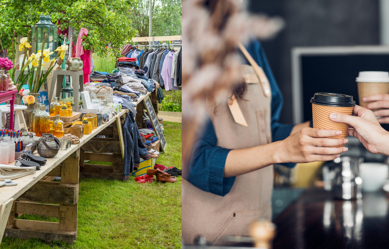 Vejles længeste loppemarked på Grejsdalsvej