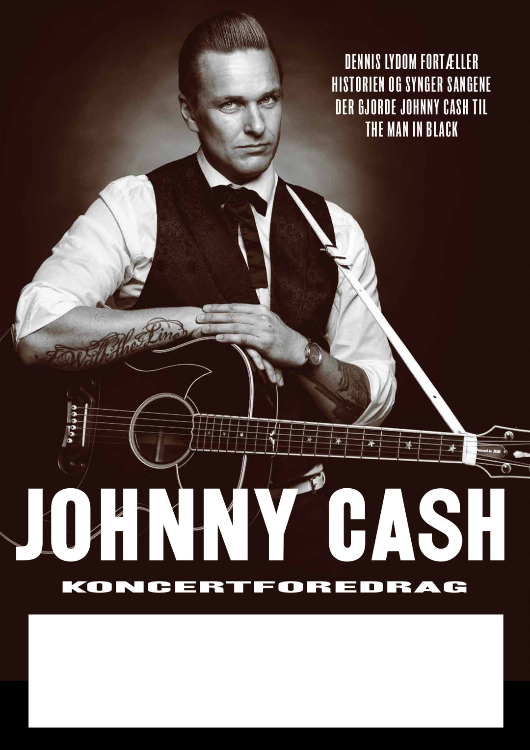 En aften med Johnny Cash: Koncertforedrag i Korsør