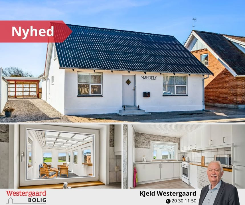 WESTERGAARD BOLIG tilbyder charmerende byhus nær Saltum til attraktiv pris