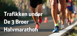 Bliver du påvirket af trafikændringer under halvmarathon?
