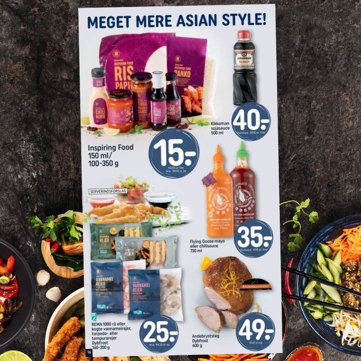 Rema 1000 Gødvad V/Peder Haarup tilbyder lækre råvarer til asiatisk mad i denne uge