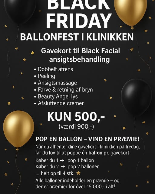 Hair & Skin Zone inviterer til Black Friday ballonfest med eksklusive tilbud