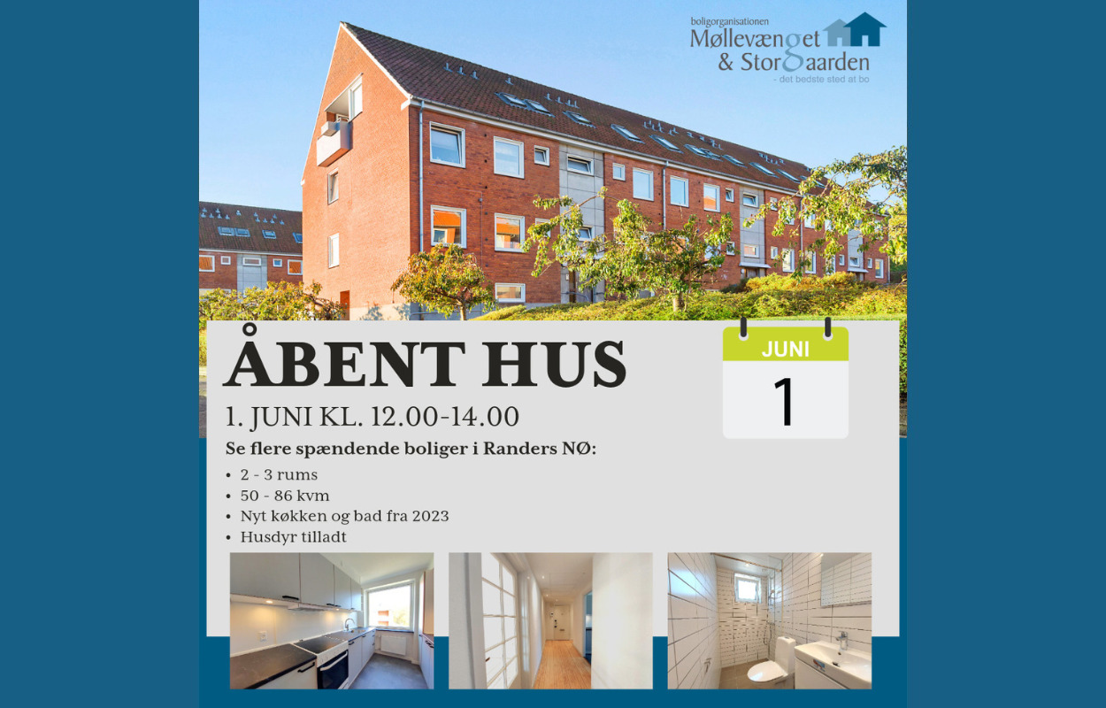 ÅBENT HUS - se fire spændende boliger i Randers Østby