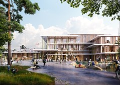 600 børn bliver "flyttemænd" for en dag: Overlund Skole flytter til Lysningen