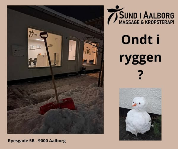 Sund i Aalborg tilbyder hjælp mod rygsmerter fra sneskovling