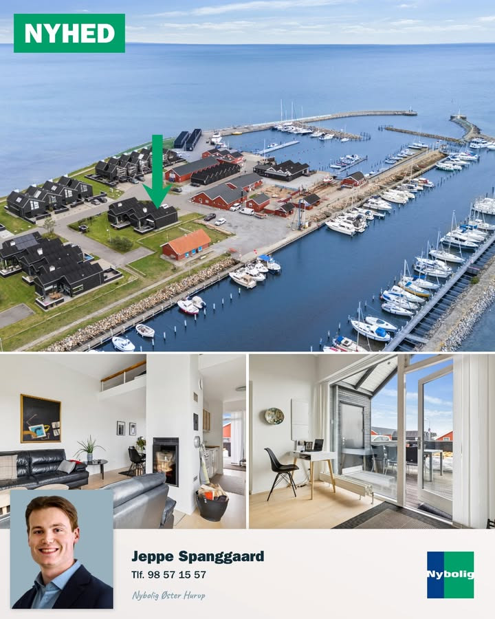 Nybolig Hadsund præsenterer nyt rækkehus med førsteklasses beliggenhed i Øster Hurup