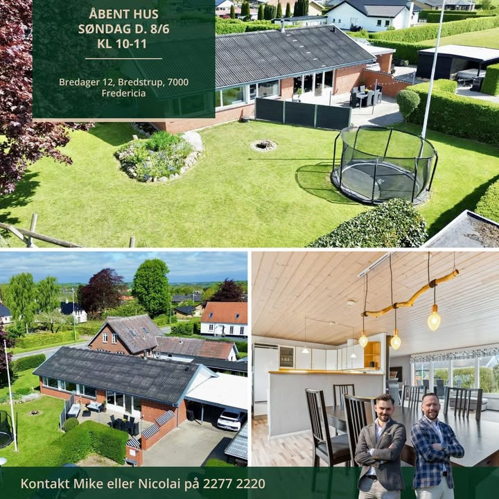 Ejendomsmægler Mike Andersen inviterer til åbent hus i Bredstrup