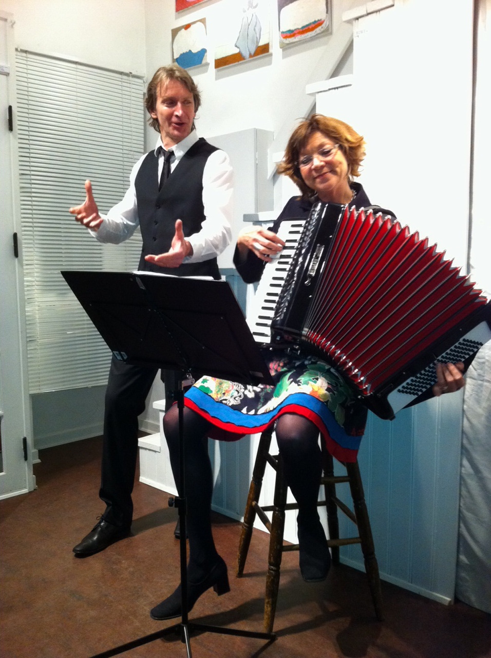 En aften med franske chansons i Kongens Lyngby