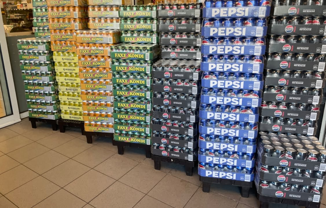 Spar Nørrebro Hjørring lancerer tilbud på sodavand i kassevis