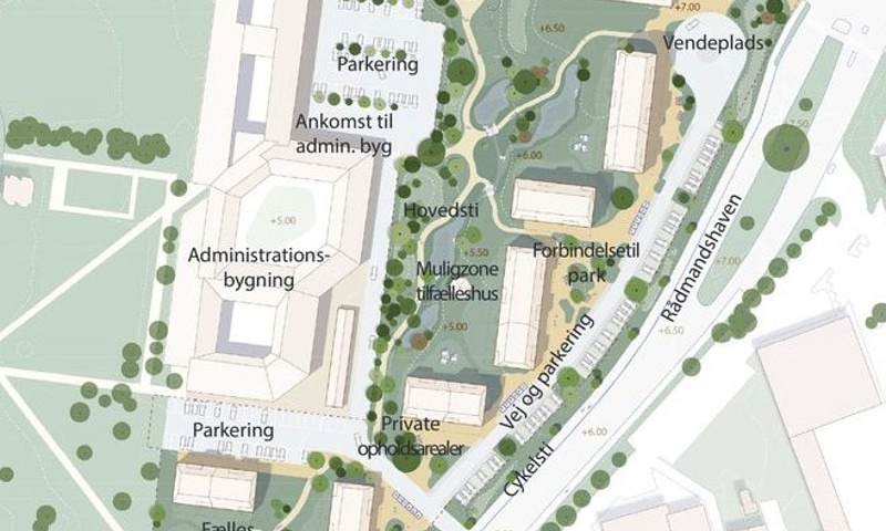 Næstved forvandler Rådmandshaven til moderne bydel med boliger, hotel og grøn park