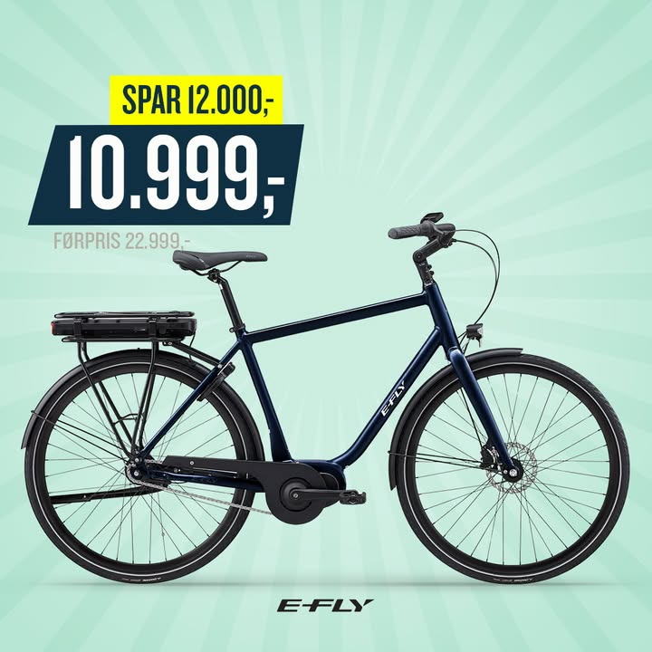 Specialisten v/Jonas Stokbro Thomsen tilbyder stort rabat på VIA Neo herrecykel