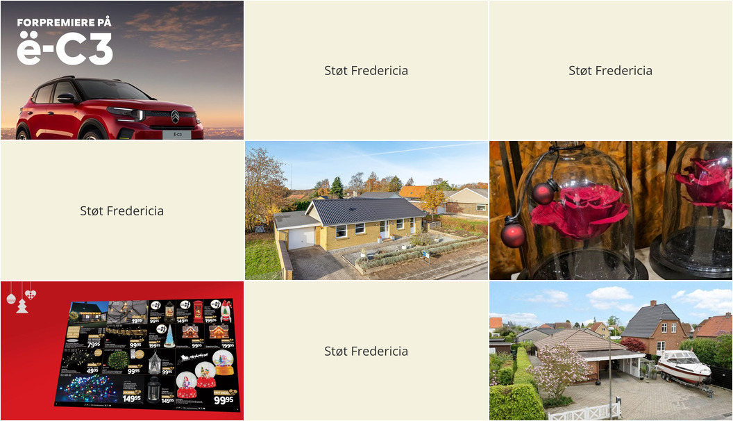 Nyt fra DANBOLIG Fredericia, Fredericia Isenkram, IRIS BLOMSTER og 2 andre