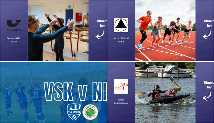 Weekend i Risskov: Pilatstræning, løbehold og spændende sportsbegivenheder