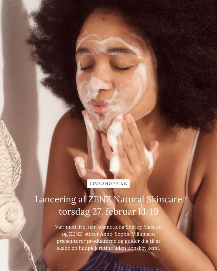 Zenz præsenterer ny hudplejeserie med live shopping event