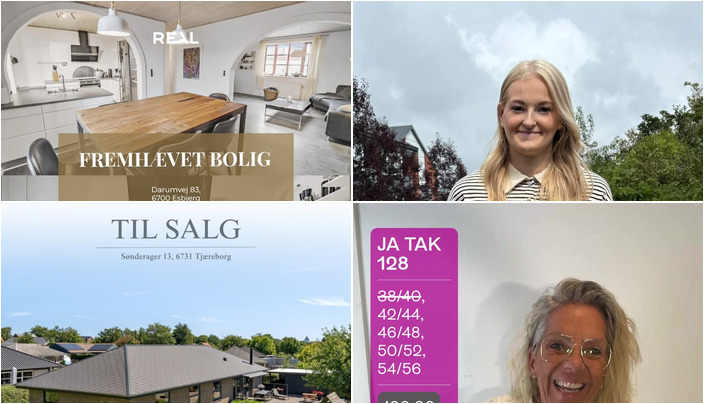 Nyt fra RealMæglerne Esbjerg og Bramming, ESTATE Robin Thybo Esbjerg & Varde, ROSENGREEN og 1 anden
