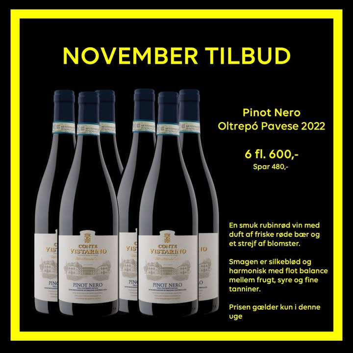 Lahvino Wine & Spirits tilbyder Pinot Nero på tilbud i uge 46
