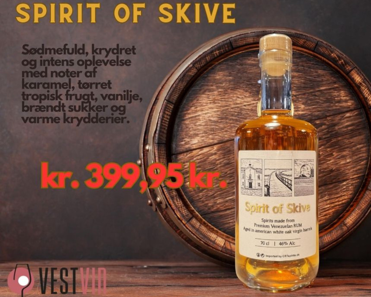 VestVin Præsenterer: Spirit of Skive - En Unik Romoplevelse