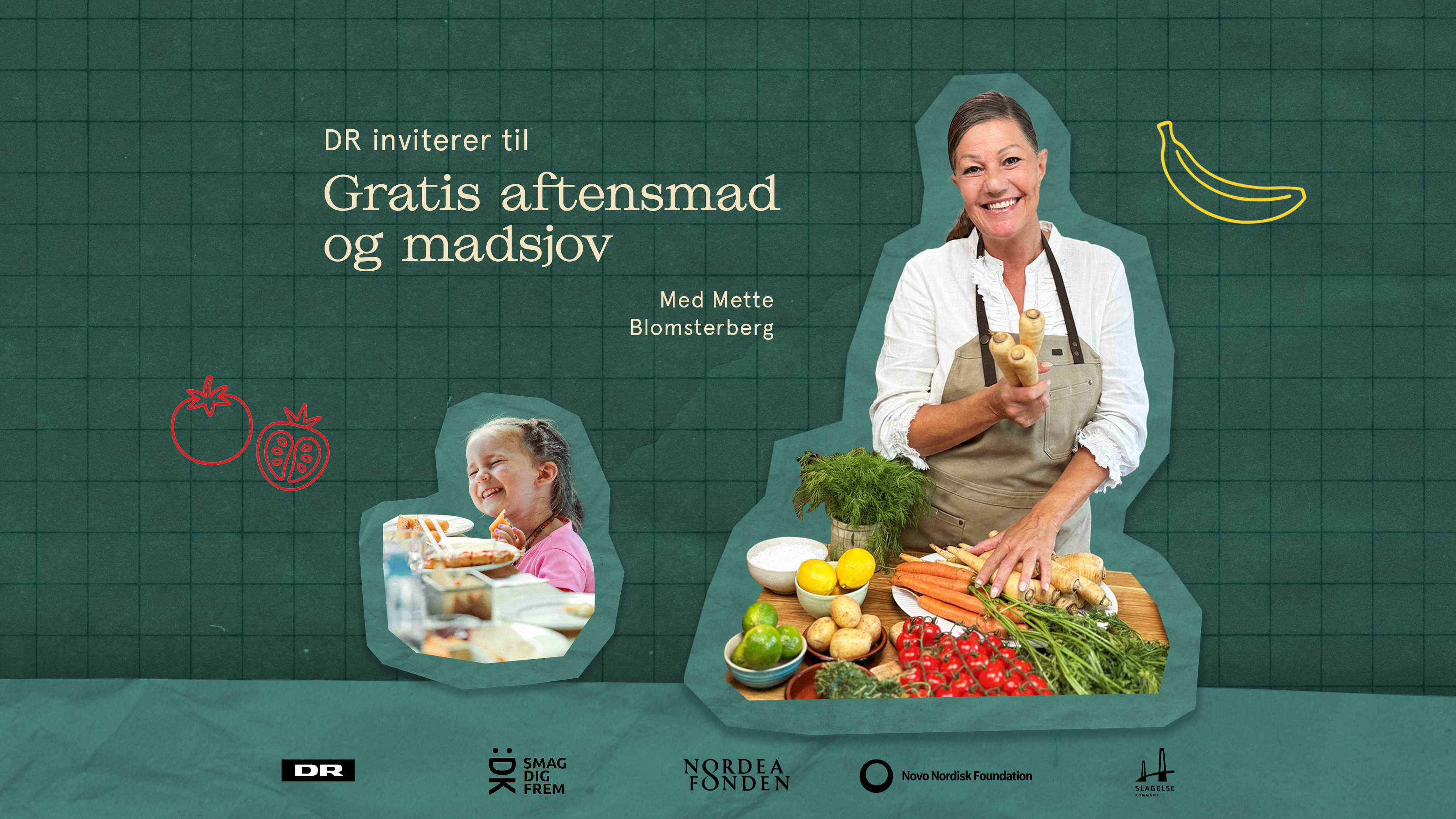 Mette Blomsterberg inviterer børnefamilier til gratis madshow og fællesspisning i Korsør