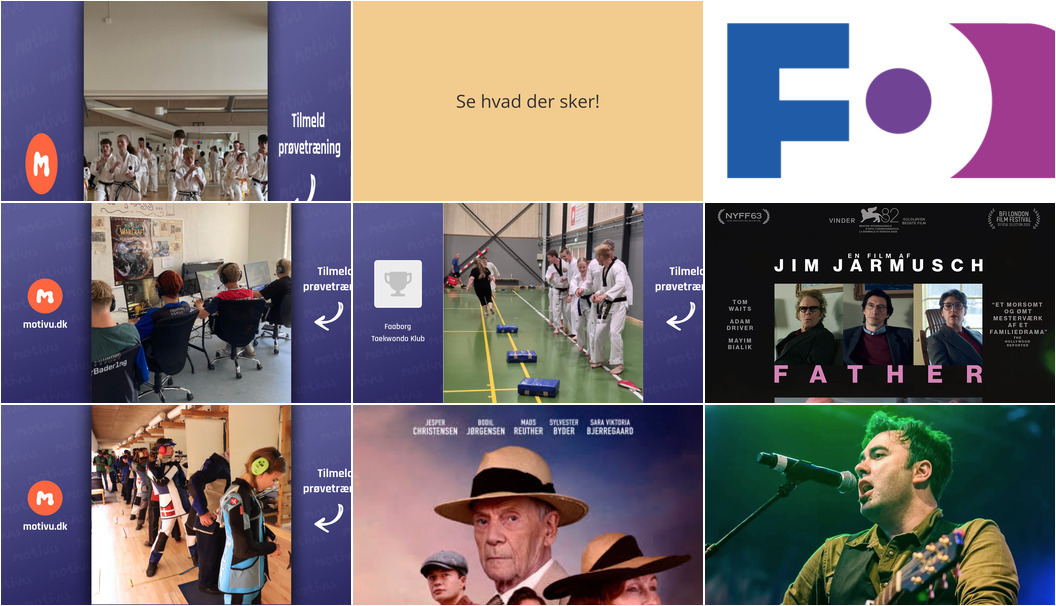 Oplev karate, fællessang, film og meget mere i Faaborg i den kommende uge