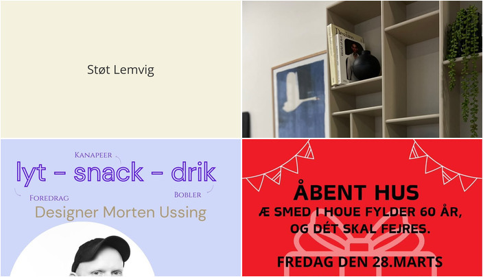 Nyt fra HOUE SMED & VVS, Gimsinghoved og Livingshop Holstebro