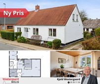 Westergaard Bolig sætter prisnedslag på velholdt hus i Sterup
