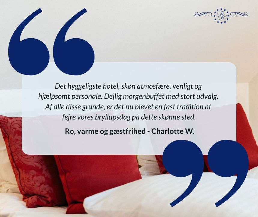 Palads Hotel Viborg takker gæsterne for rosende anmeldelser