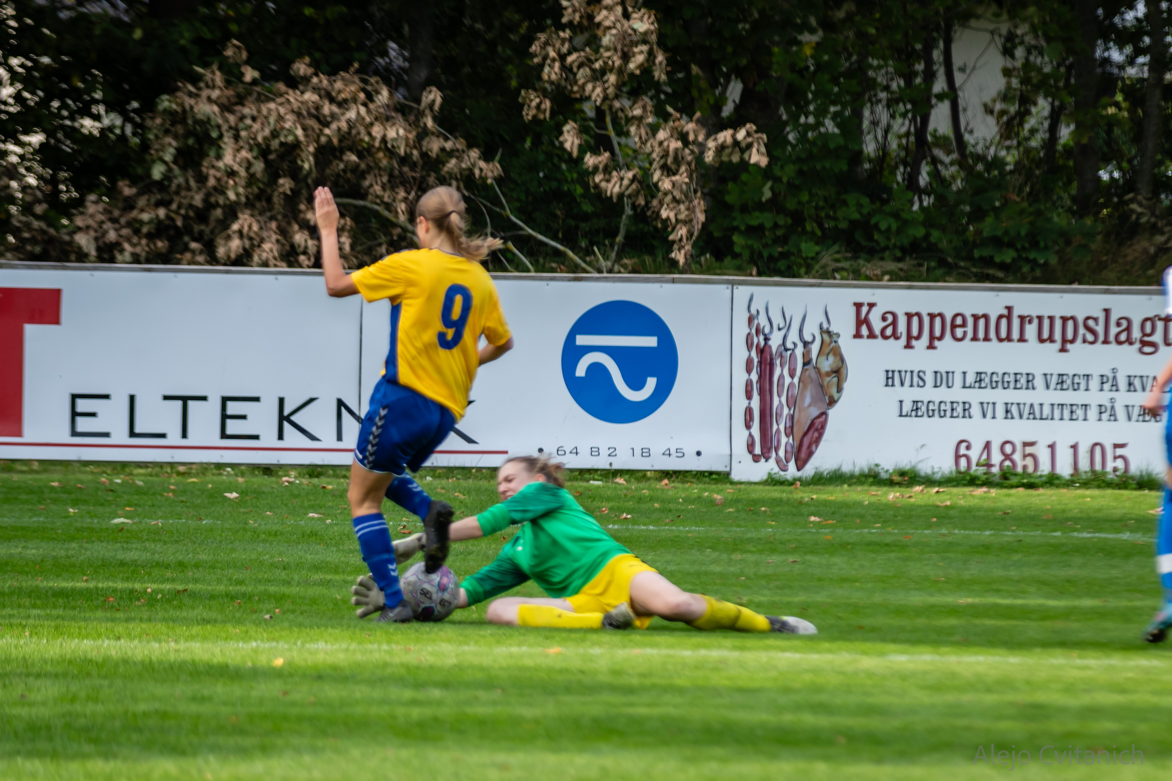 Rækkens førerhold hentede sikker sejr over Strib-pigerne
