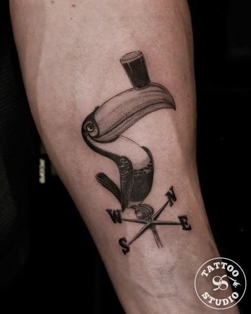 Tattoo Studio 96 Aalborg viser et kreativt tatoveringsmotiv udført af Elnur