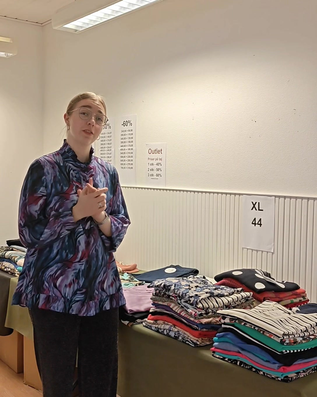 Elins butik tilbyder store rabatter i deres outlet