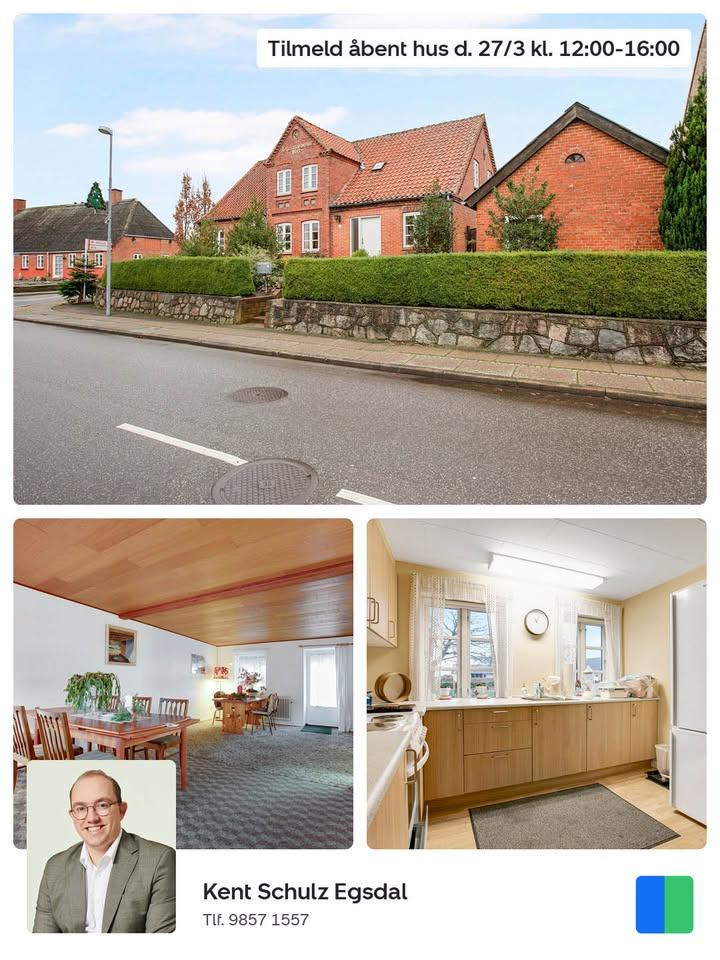 Nybolig Hadsund inviterer til åbent hus i Skelund Hovedgade 27