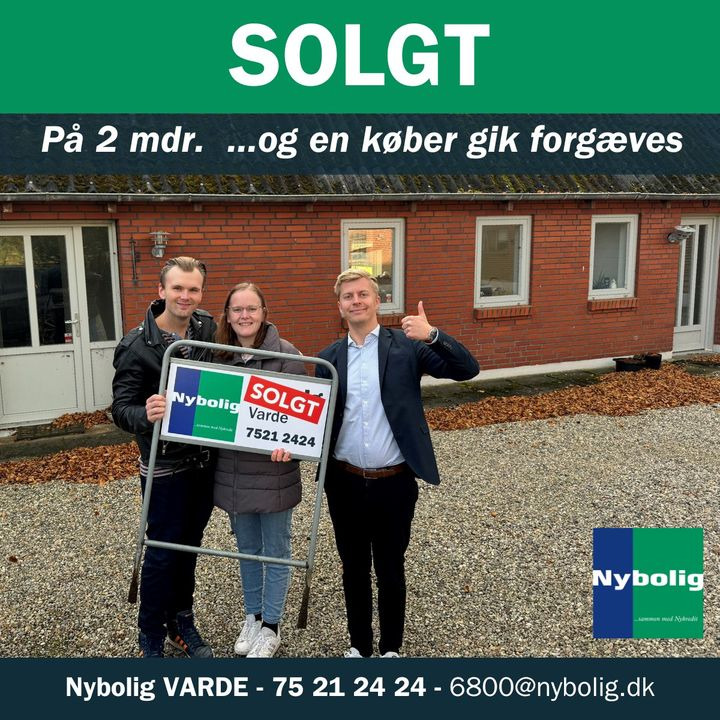 Nybolig Varde sælger ejendom på blot 2 måneder