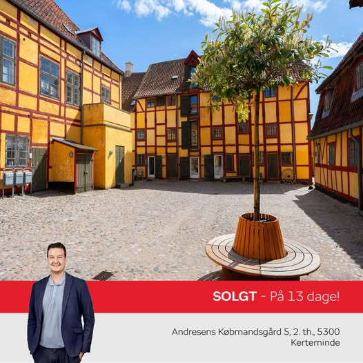 home Kerteminde-Munkebo har solgt ejerlejlighed i Andresens Købmandsgård på 13 dage