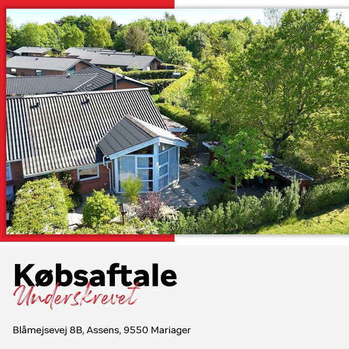 Home Hobro annoncerer salg af bolig på Blåmejsevej 8B, Mariager