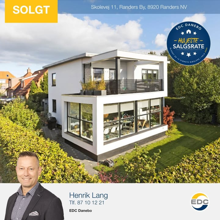 EDC Danebo sælger unik funkisvilla i Randers NV