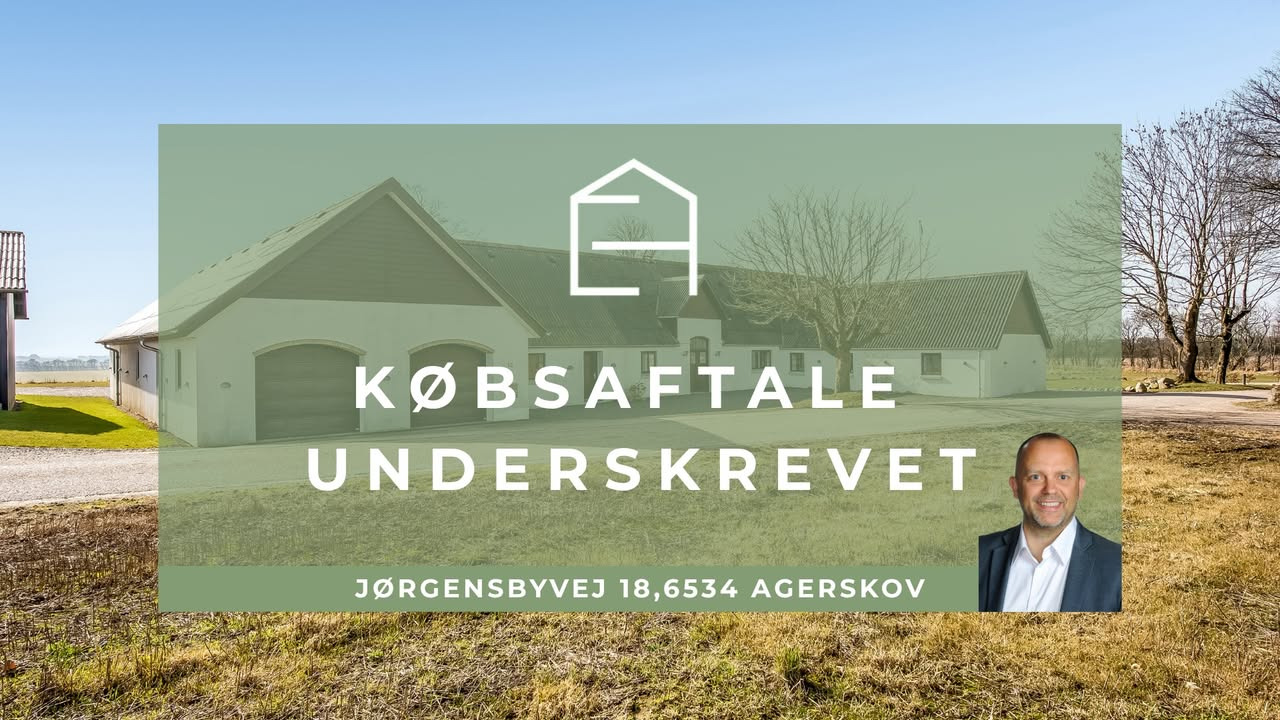 EJENHOLM BOLIG & ERHVERV underskriver købsaftale på Jøgensbyvej 18