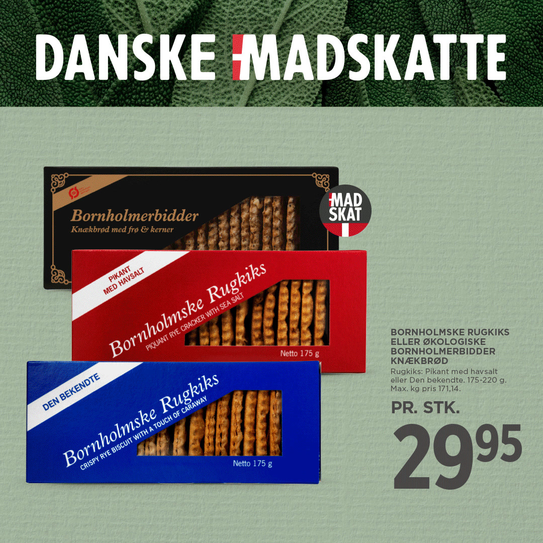 Oplev danske madskatte hos Meny Randers: oste fra Them og bornholmske rugkiks