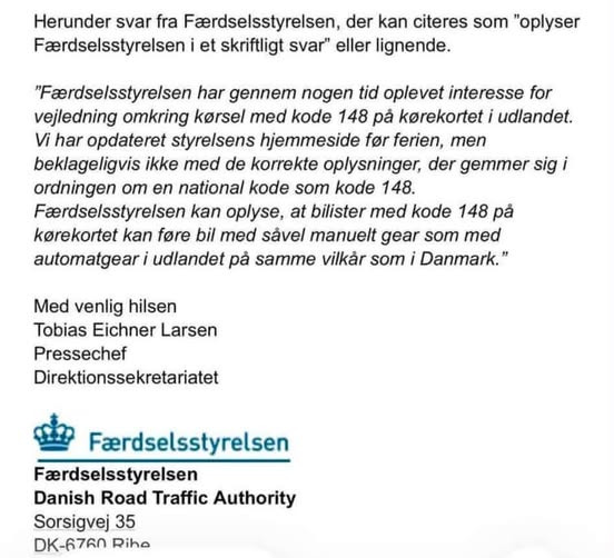 Kenneth Sand Køreskole melder tvivlen om kørekortets gyldighed lukket