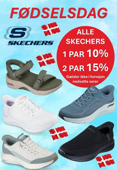DK Shoes Brønderslev ApS holder sidste chance for fødselsdagstilbud søndag 10-15