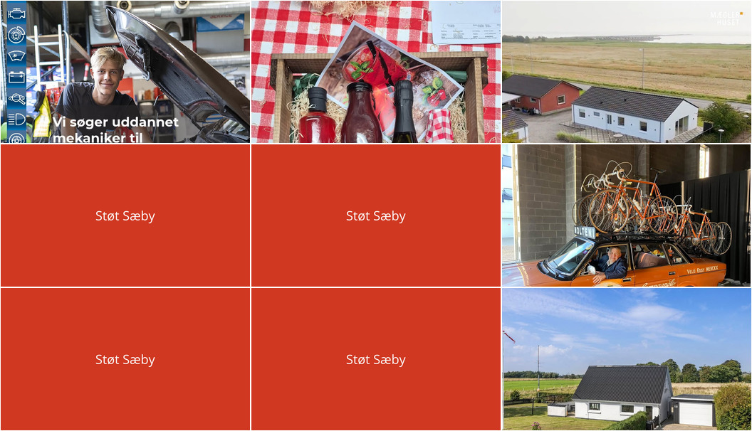 Nyt fra AUTO TEKNIK A/S, Jensen Jordbær, Mæglerhuset Sæby og 2 andre