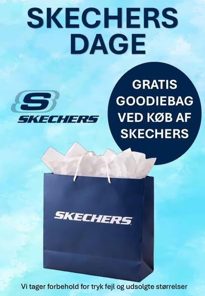 DK Shoes Brønderslev ApS fortsætter Skechers dage med gratis goodiebag ved køb