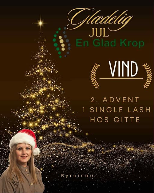 Deltag i En Glad Krops adventskonkurrence og vind et sæt vipper