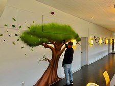 Naturmotiver skal sansestimulere beboerne på Sydtoften 381