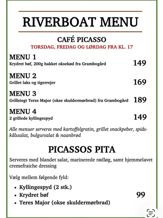 Cafe Picasso tænder op i grillen torsdag til lørdag