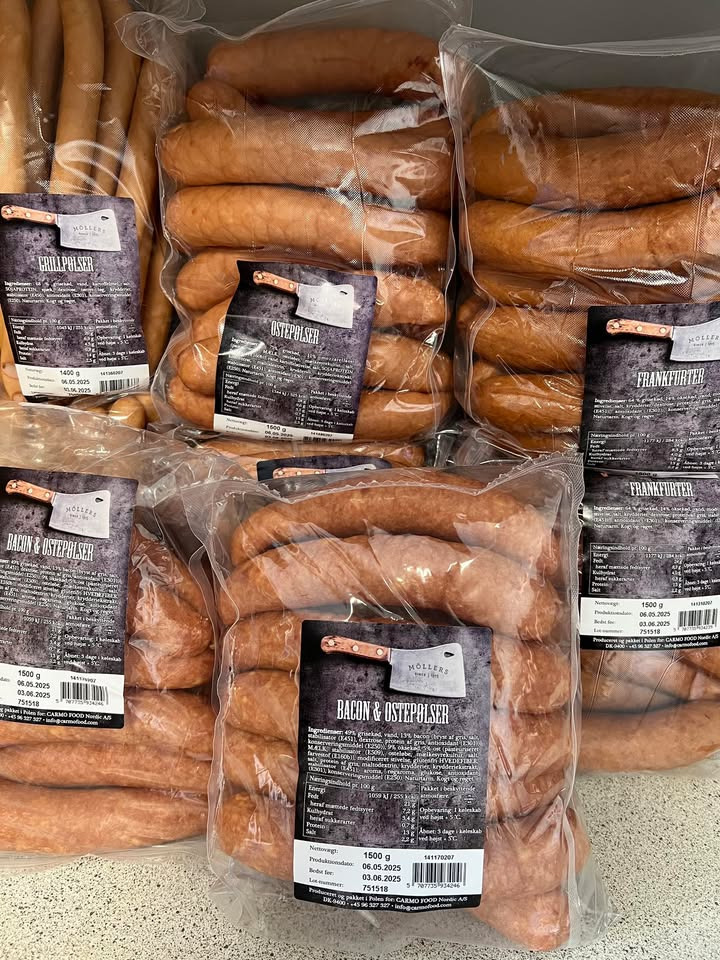 Tilbud på grillpølser hos Min Købmand Øster Bjerregrav: Spar 40 kr. pr. pose