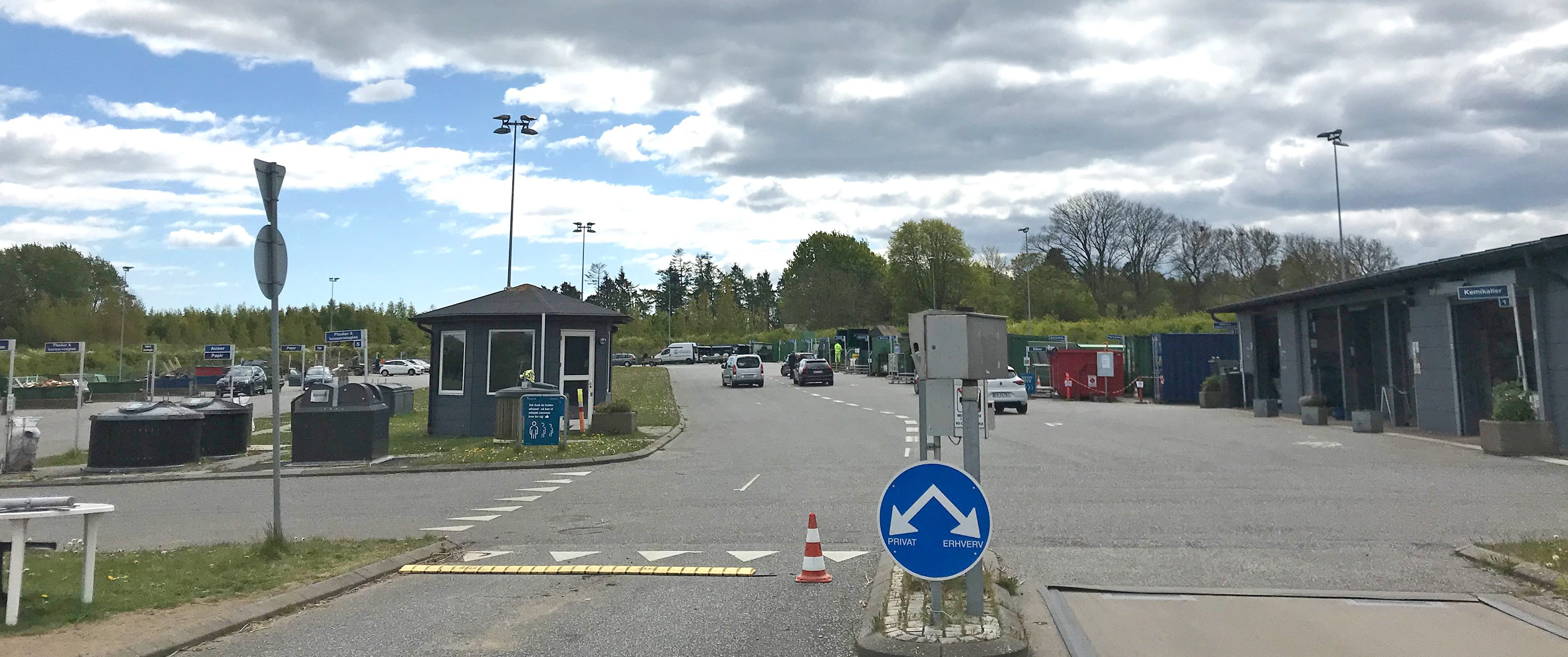 Midlertidig lukning af Middelfart Genbrugsplads