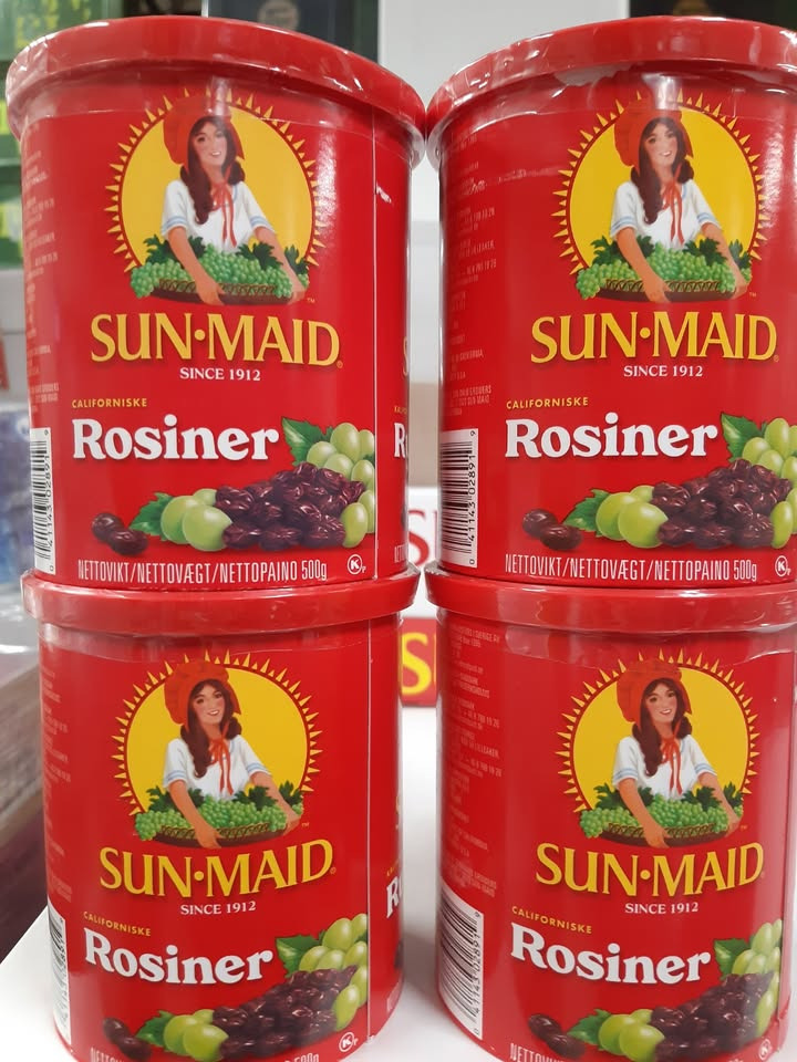 MENY Randers sælger Sun-Maid rosiner til 25 kr.