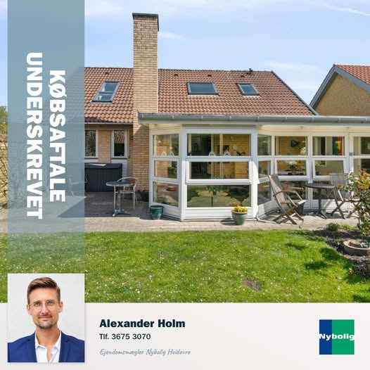 Købsaftale underskrevet på Allesøvej 7, Hvidovre af Nybolig Hvidovre - Alexander Holm ApS