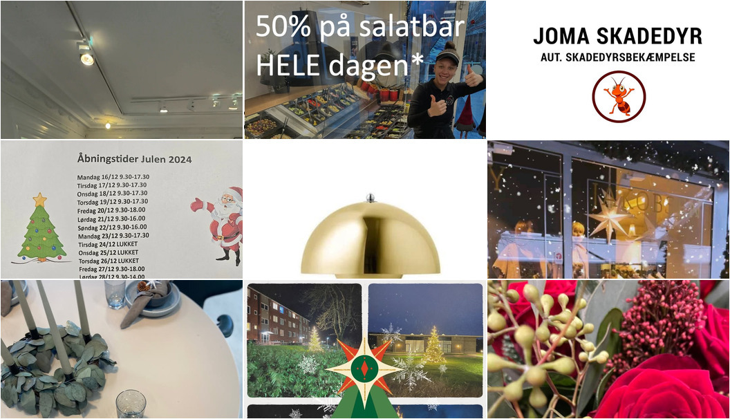 Nyt fra CAMILLAS DYRECENTER, Livingshop Holstebro, Gimsinghoved og 9 andre